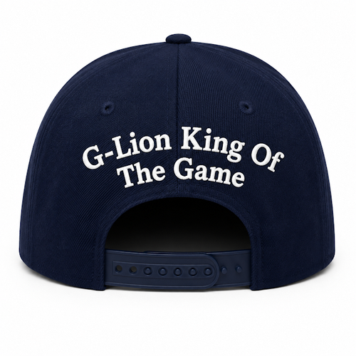 G-Lion snapback   blue 1